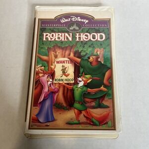 Vintage Walt Disney's Robin Hood VHS Shell Case Masterpiece Collection!